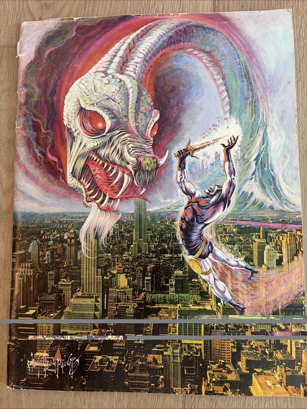 Fantastic Fanzine #13 1971 Oversized 9 X 12